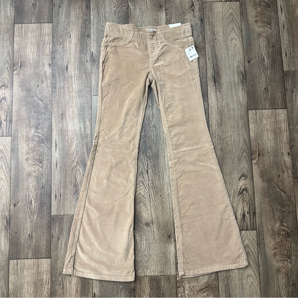 Free People We The Free Flared Corduroy Beige Tan Pants Women’s Size 26